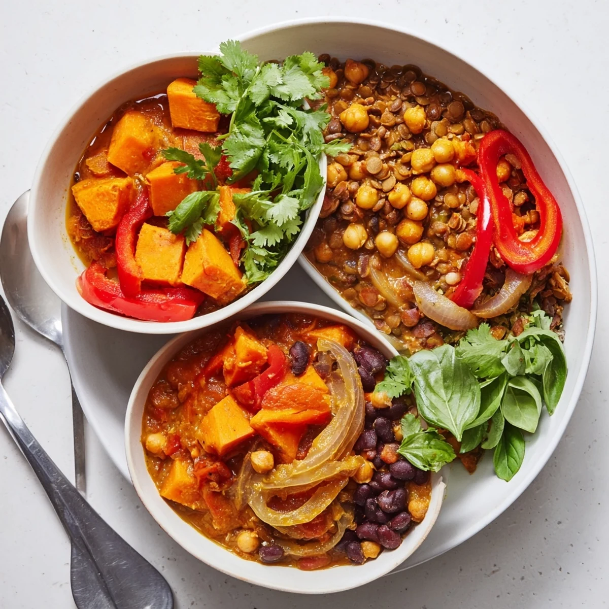 A steaming bowl of Single-Pan Global Curries, perfect for easy weeknight dinners with bold flavors.  