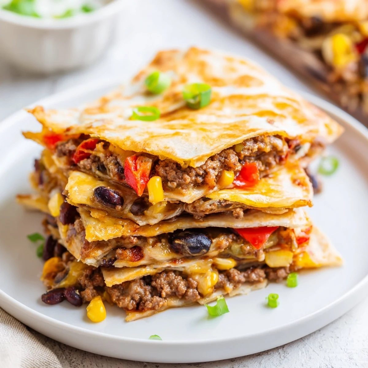 Sheet Pan Quesadillas Beef #104
