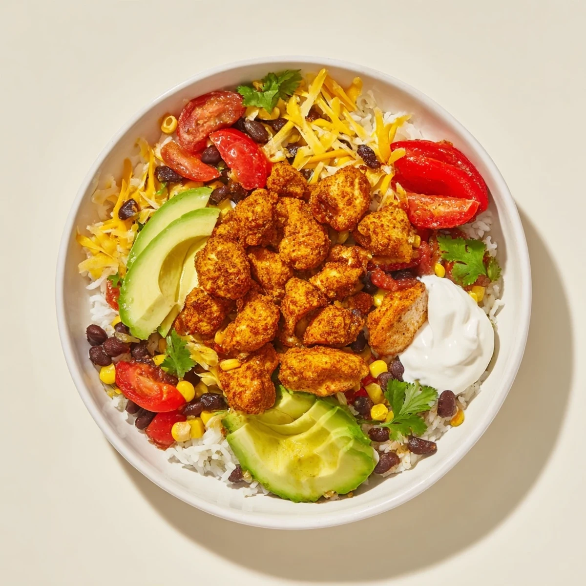 Sheet Pan Chicken Burrito Bowl