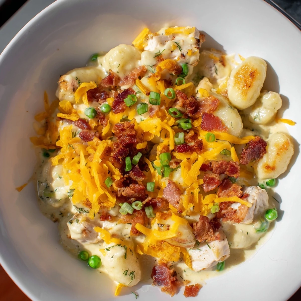 Creamy Chicken Gnocchi Dish