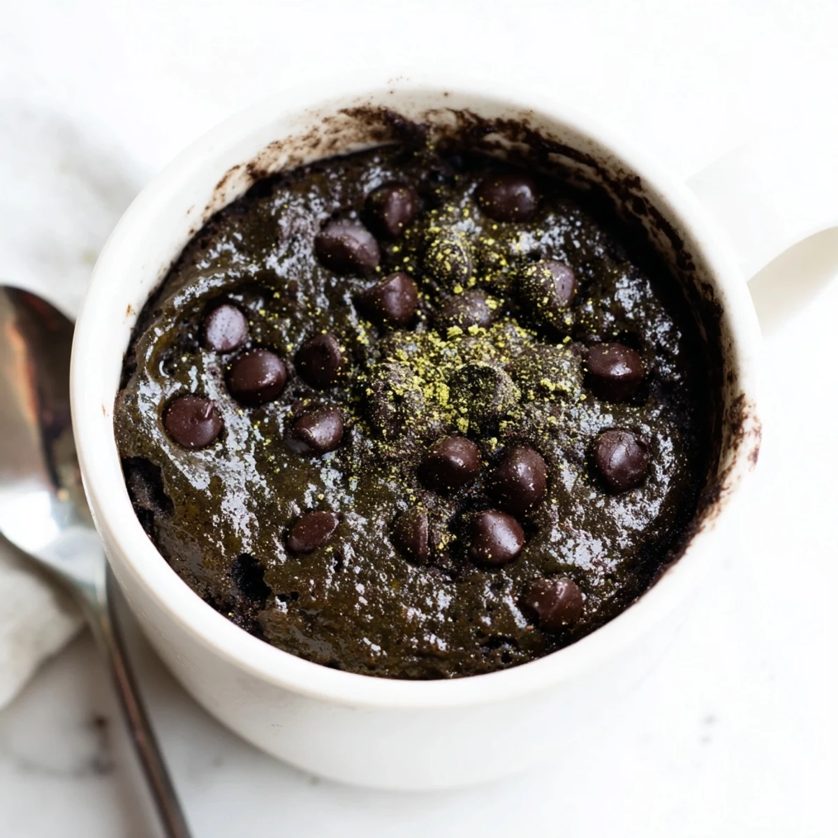 Matcha Peppermint Brownie Mug