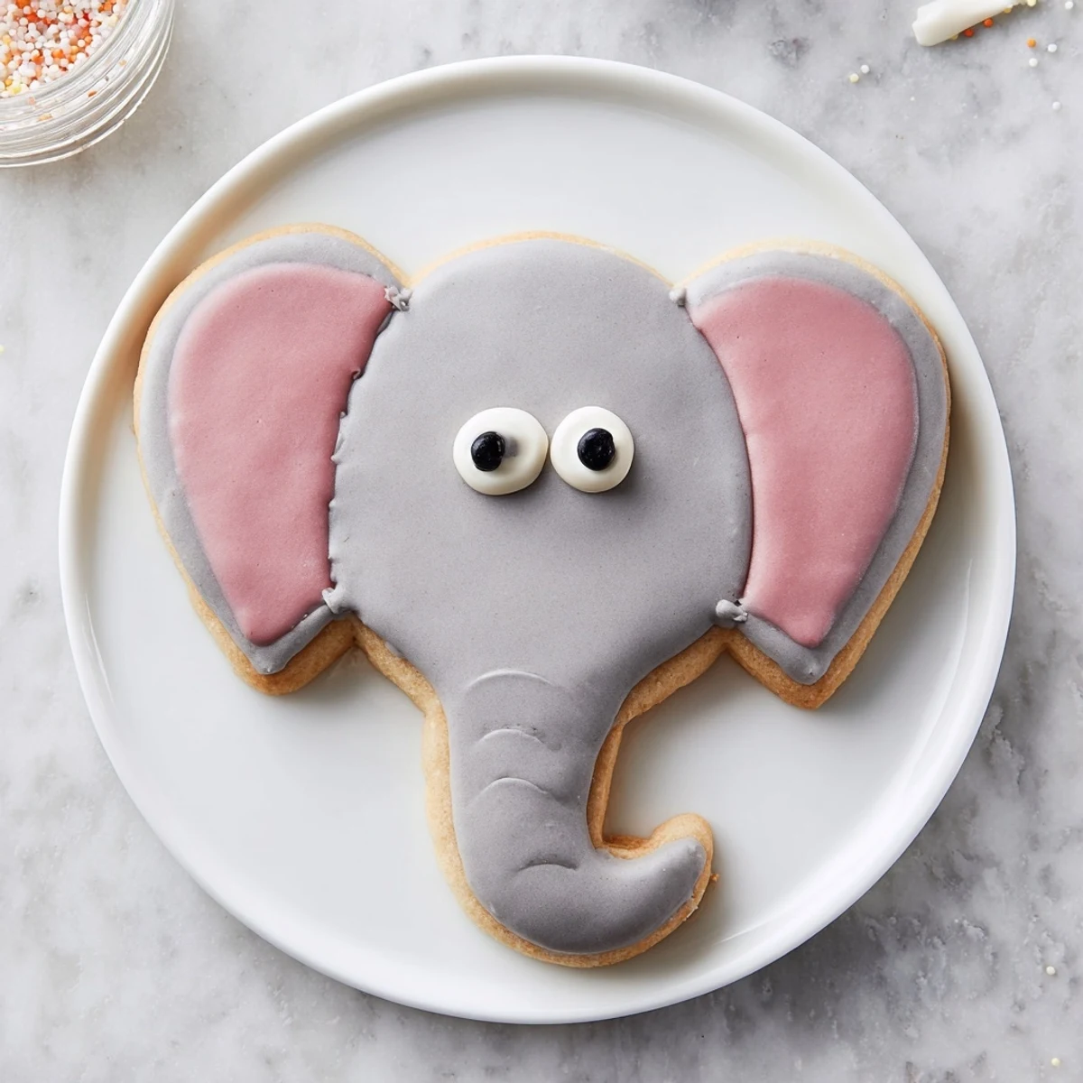Jumbo Elephant Sugar Cookies