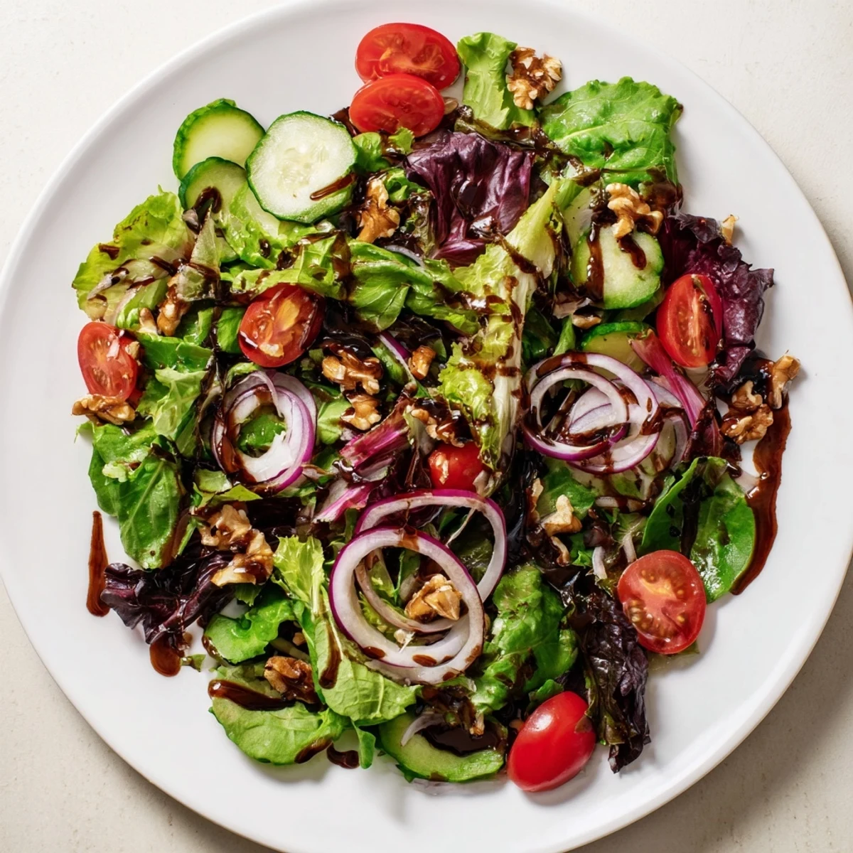 Quick Balsamic Vinegar Salad