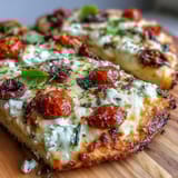 Cottage Cheese Flatbread Pizza
