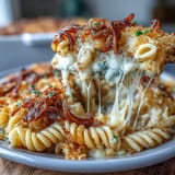 French Onion Pasta Bake
