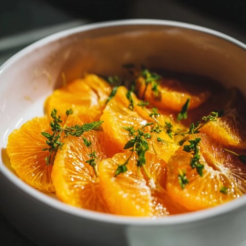 A colorful Clementine and Mint Winter Fruit Salad, full of juicy citrus and fragrant mint.