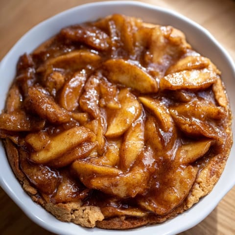 Homemade Spiced Apple Cobbler, a rustic dessert, with flaky crust and sweet apples.