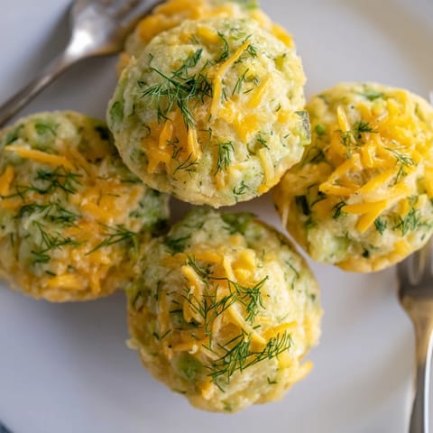 Tangy mini muffin bites filled with dill pickles and creamy cheese goodness.  