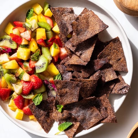 Dessert Chips Fruit Salsa