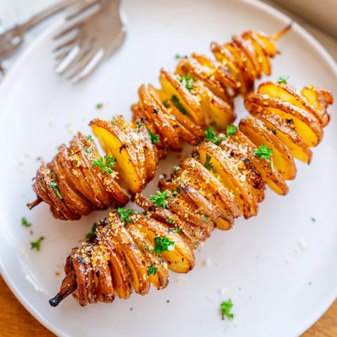 Deliciously twisted air-fryer tornado potatoes, perfect for fun snacking at home.  