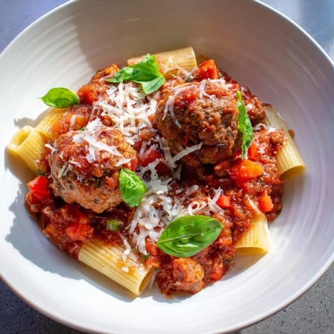 Italian Meatball Pasta Skillet