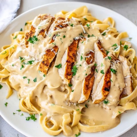 Cajun Chicken Alfredo Fettuccine