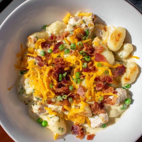 Creamy Chicken Gnocchi Dish