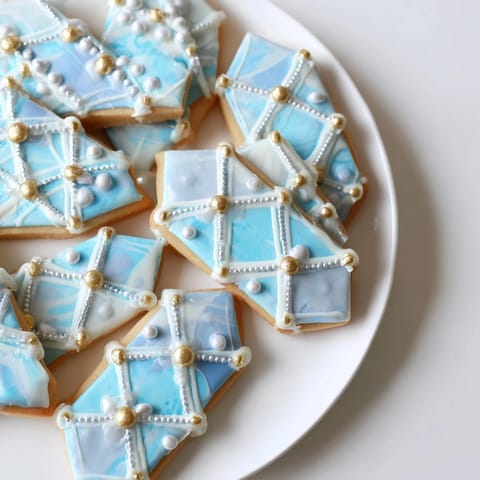 Diamond Dessert Tray Elegance
