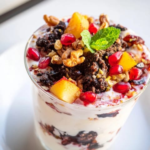 Christmas Pudding Yogurt Parfait