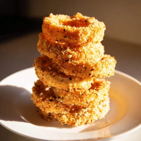 Crispy Onion Ring Tower