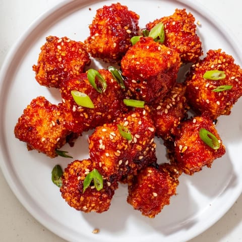 Honey Sriracha Tofu Nuggets