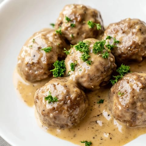 Swedish meatballs creamy sauce