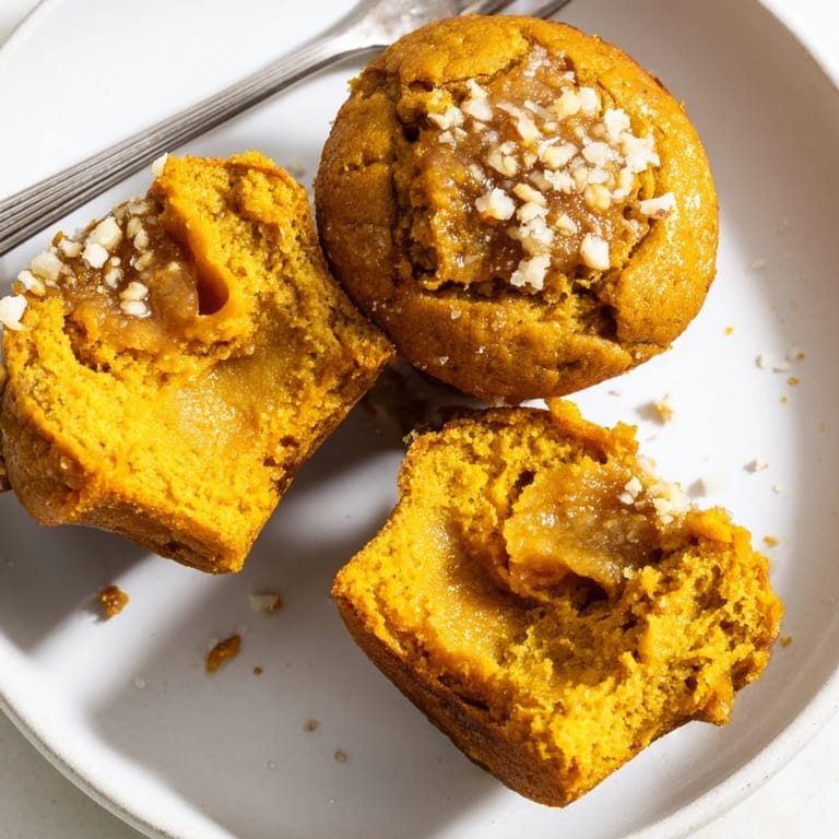 Delicious pumpkin muffins with a sweet maple cream surprise, ideal for dessert lovers.