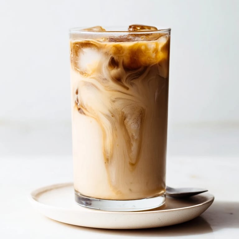 Cold brew coffee combined with tahini and plant-based milk for a nutty delight.