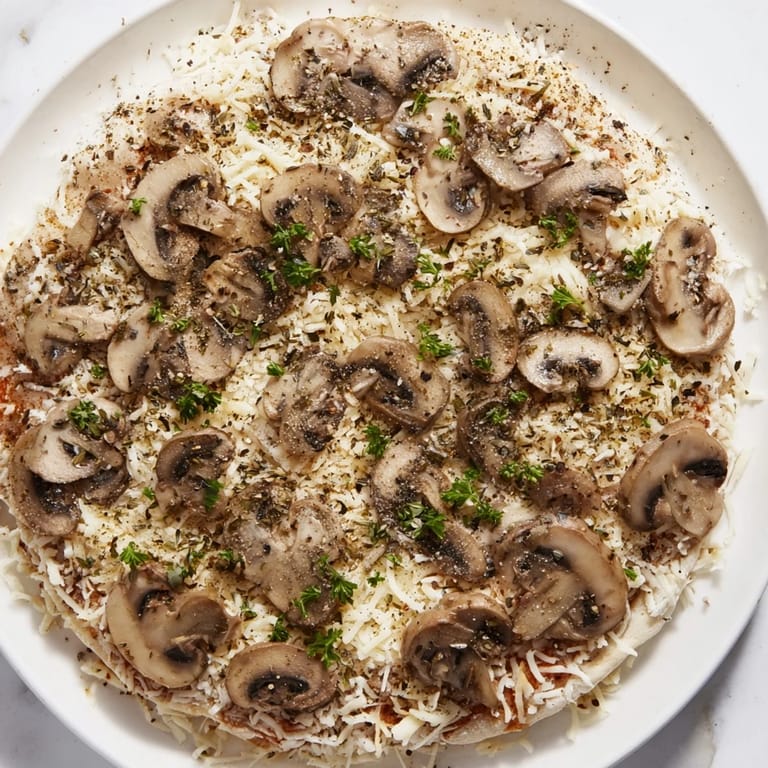 Golden, bubbly frozen pizza upgrade featuring extra cheese, perfect for a quick, delicious dinner.