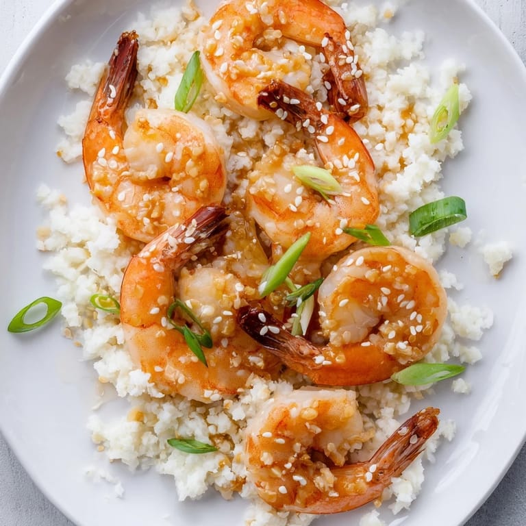 Healthy and colorful ginger garlic shrimp bowls ready to enjoy, full of flavorful ingredients and textures.
